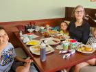Family enjoying lunch at Maple Butter Cafe in Plainfield
