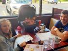 Family enjoying breakfast at Maple Butter Cafe in Plainfield