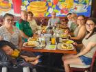 Family enjoying breakfast at Maple Butter Cafe in Plainfield