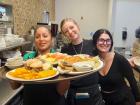 Friendly servers at Tasty Waffle Restaurant in Romeoville