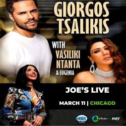 Giorgos Tsalikis Live Greek Music Chicago at Joe's Live - Rosemont