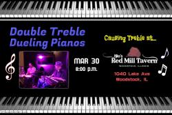 Double Treble - Dueling Pianos - Live at Niko's Red Mill Tavern in Woodstock
