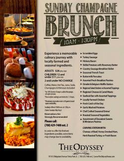 Champagne Sunday Brunch at The Odyssey - Tinley Park