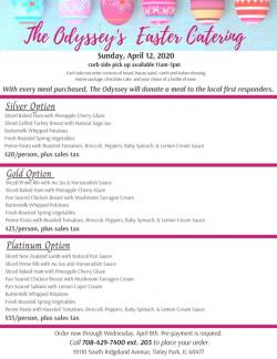 Easter Sunday Catering Packages at Odyssey Banquet Venue - Tinley Park