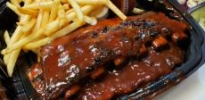 The famous bbq ribs at Billy Boy's Restaurant in Chicago Ridge