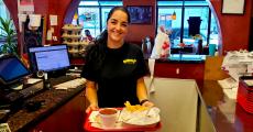 Service with a smile at Brandy's Gyros in Hanover Park