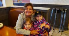 Family enjoying lunch at Butterfield's Pancake House & Restaurant in Wheaton