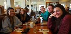 Friends enjoying lunch at Butterfield's Pancake House & Restaurant in Wheaton