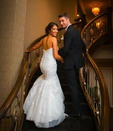 Couple enjoying their wedding day at Concorde Banquets in Kildeer