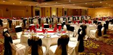 Spacious ballroom at D'Andrea Banquets & Conference Center in Crystal Lake