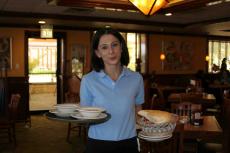 Friendly server at Downers Delight Pancake House & Restaurant in Downers Grove
