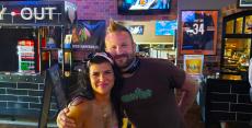Friends enjoying drinks at Draft Picks Sports Bar in Naperville