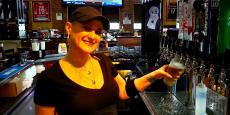 Friendly server at Draft Picks Sports Bar in Naperville
