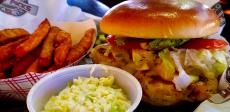 The tasty chicken sandwich at Draft Picks Sports Bar in Naperville