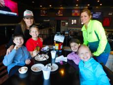 Families enjoying lunch at Draft Picks Sports Bar in Naperville