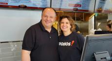 Friendly owners at the new Gyro Pit Restaurant in Aurora