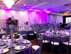 Beautifully designed ballroom at Mirage Restaurant & Banquets in Schiller Park