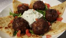 Greek Style Meatballs at Plateia Mediterranean Kitchen & Bar in Des Plaines