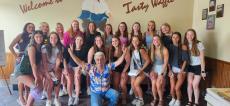 Local students enjoying lunch at Tasty Waffle Restaurant in Romeoville
