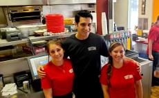 Friendly servers at Teddy's Diner in Elk Grove Village