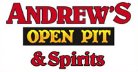 Andrew's Open Pit and Spirits Park Ridge logo