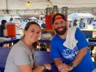 Friendly volunteers at The Big Greek Food Fest of Niles