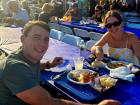Participants enjoying The Big Greek Food Fest of Niles