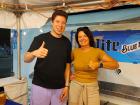 Friendly volunteers at The Big Greek Food Fest of Niles