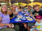 Participants enjoying The Big Greek Food Fest of Niles