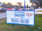 Outdoor sign at The Big Greek Food Fest of Niles