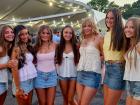 Participants enjoying the St. Nectarios Greek Fest in Palatine