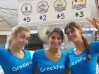 Hard working volunteers at St. Nectarios Greek Fest in Palatine