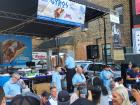 Gyros eating contest - Taste of Greek Town in Chicago