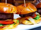 The famous filet sliders at Ellwood Steak and Fish House in DeKalb