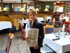 Friendly server at Ki's Steak and Seafood in Glendale Heights