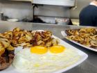 Chopped Steak and Eggs at Maple Butter Cafe in Plainfield