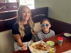Enjoying breakfast at Maple Butter Cafe in Plainfield