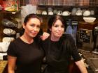 Friendly servers at Papagalino Cafe & Pastry Shop in Niles