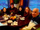 Family enjoying dinner at Rose Garden Cafe in Elk Grove Village 