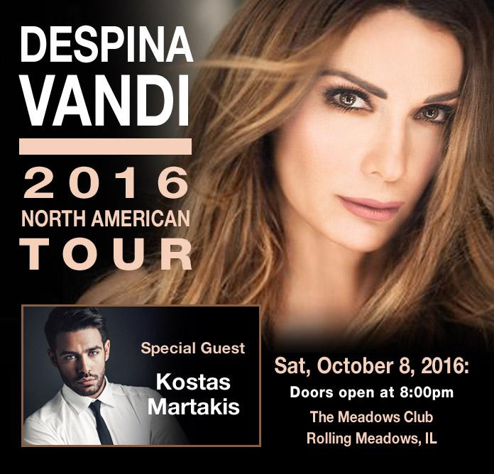 Despina Vandi Live at The Meadows Club OPA Chicago