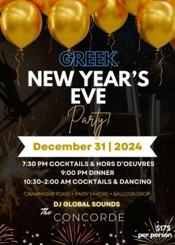 Greek New Year's Eve Party at Concorde Banquets - Kildeer