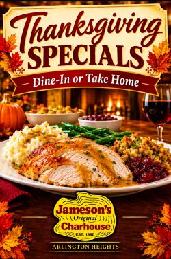 Thanksgiving Day Dining at Jameson's Charhouse - Arlington Heights