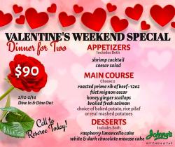 Valentine's Weekend Special at Johnny's Kitchen & Tap - Glenview