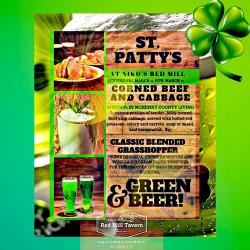 St. Patty's Weekend at Nikos Red Mill Tavern - Woodstock