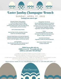 Easter Sunday Brunch at The Odyssey Banquet Venue - Tinley Park