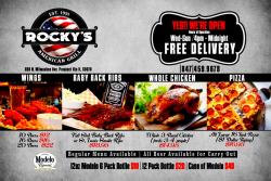 Carry-Out & Delivery Specials at Rocky's American Grill - Prospect Heights