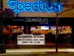 Spectrum Bar & Grill in Chicago, 30th Anniversary Celebration