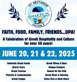 Saint Nectarios Greek Fest in Palatine - 2025 Saint Nectarios Greek Fest in Palatine - 2025