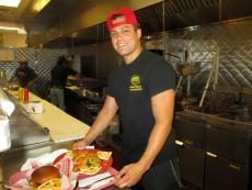 Hard working kitchen crew at Burger Baron Restaurant in Arlington Heights