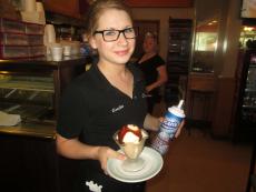 Friendly server at Christy's Restaurant Pancake House in Wood Dale